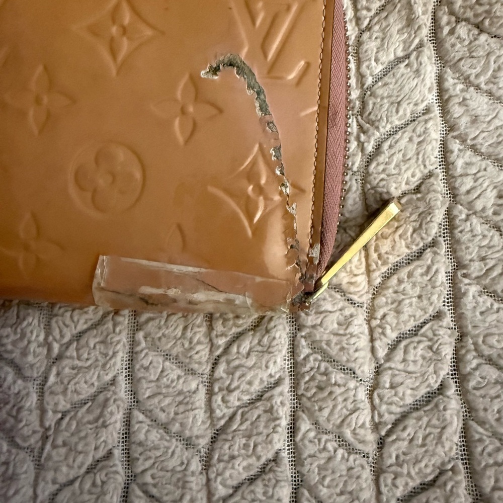 Louis Vuitton Vernis Zippy Wallet - tan Beige project piece - Picture 6 of 8